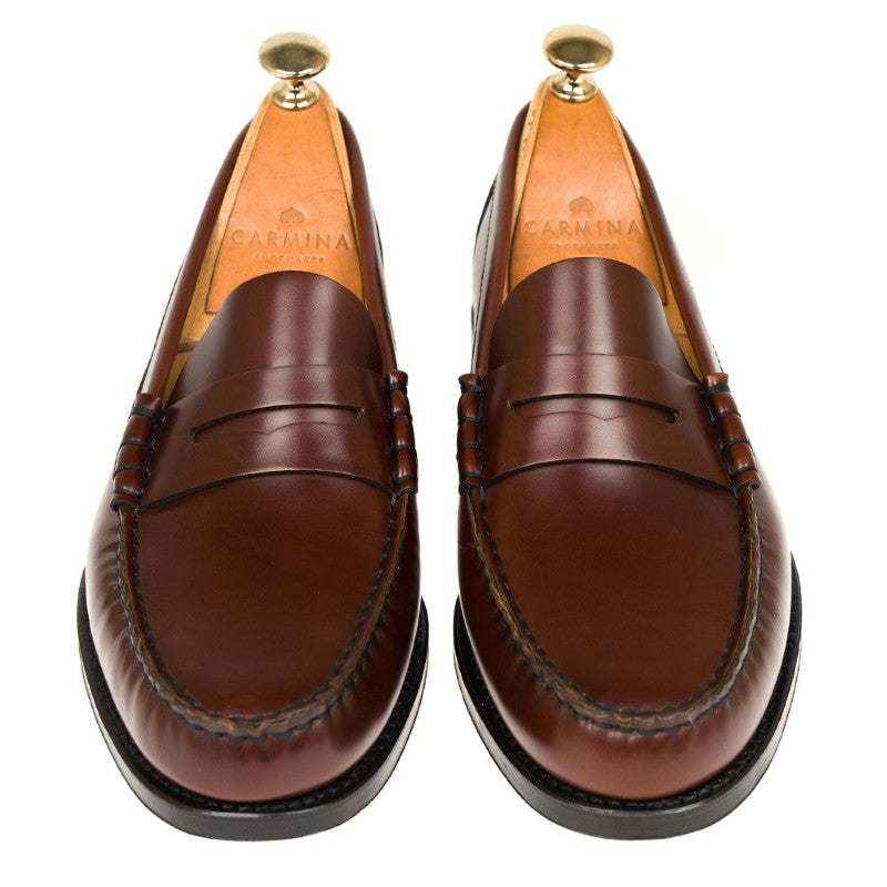 Carmina Penny Loafers 80113 Xim Chestnut