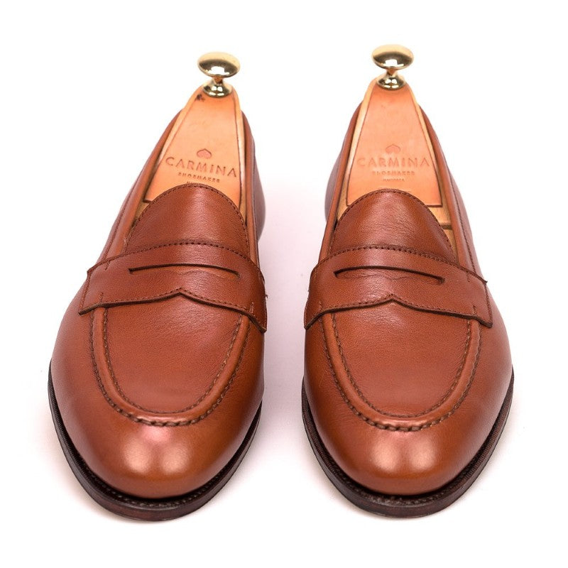 Carmina Penny Loafers 80191 Uetam Tan Suede