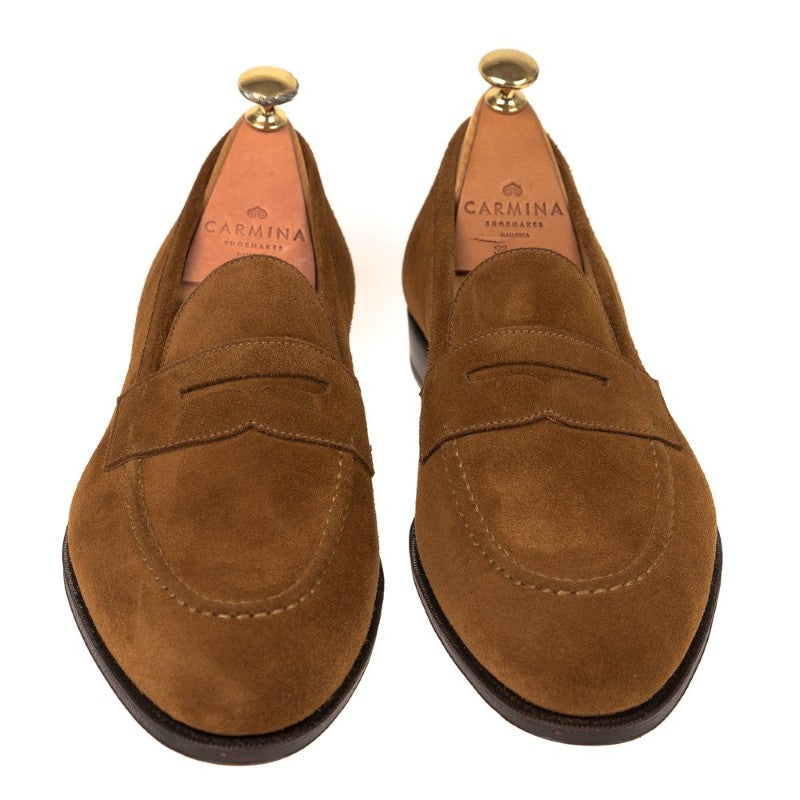 Carmina Penny Loafers 80191 Uetam Tobacco Suede