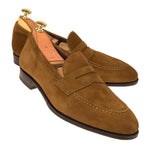 Carmina Penny Loafers 80191 Uetam Tobacco Suede