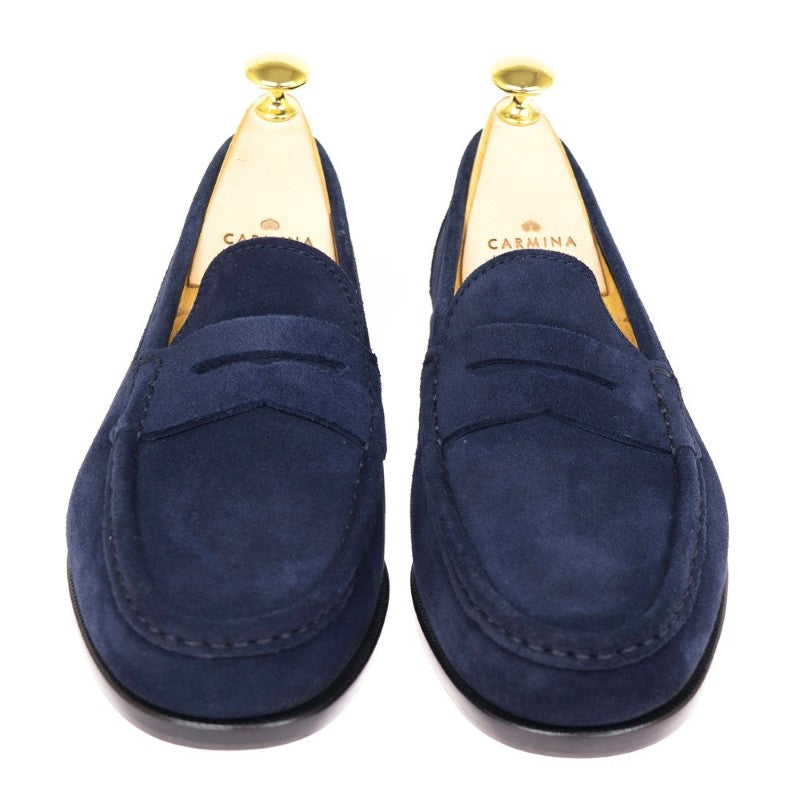 Carmina Penny Loafers 80290 Xim Navy Repello