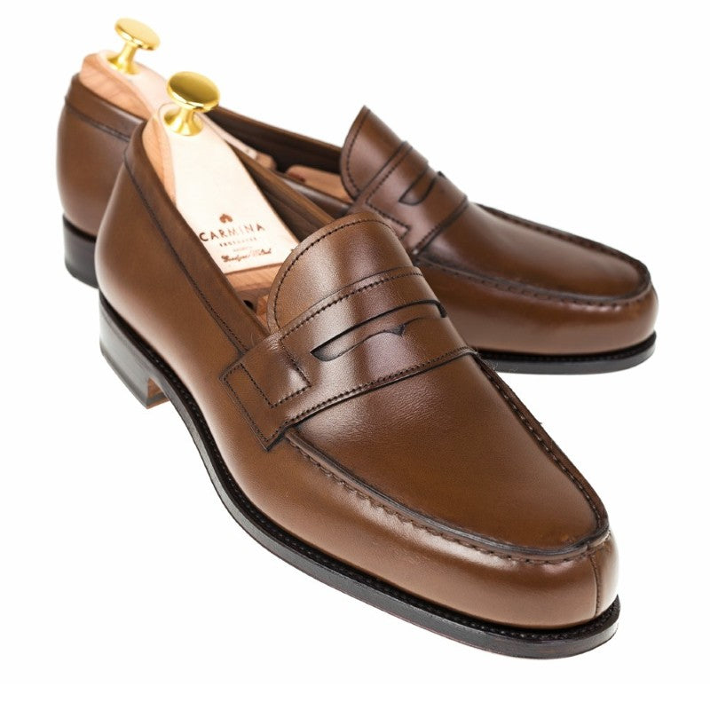Carmina Penny Loafers 80578 Genova Brown
