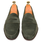 Carmina Penny Loafers 80579 Genova Loden Suede