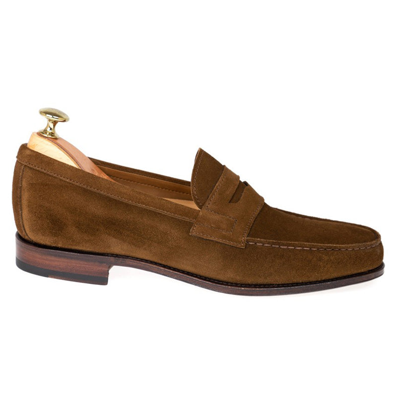 Carmina Penny Loafers 80579 Genova Snuff Suede