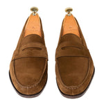 Carmina Penny Loafers 80579 Genova Snuff Suede