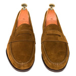 Carmina Penny Loafers 80579 Genova Tobacco Suede