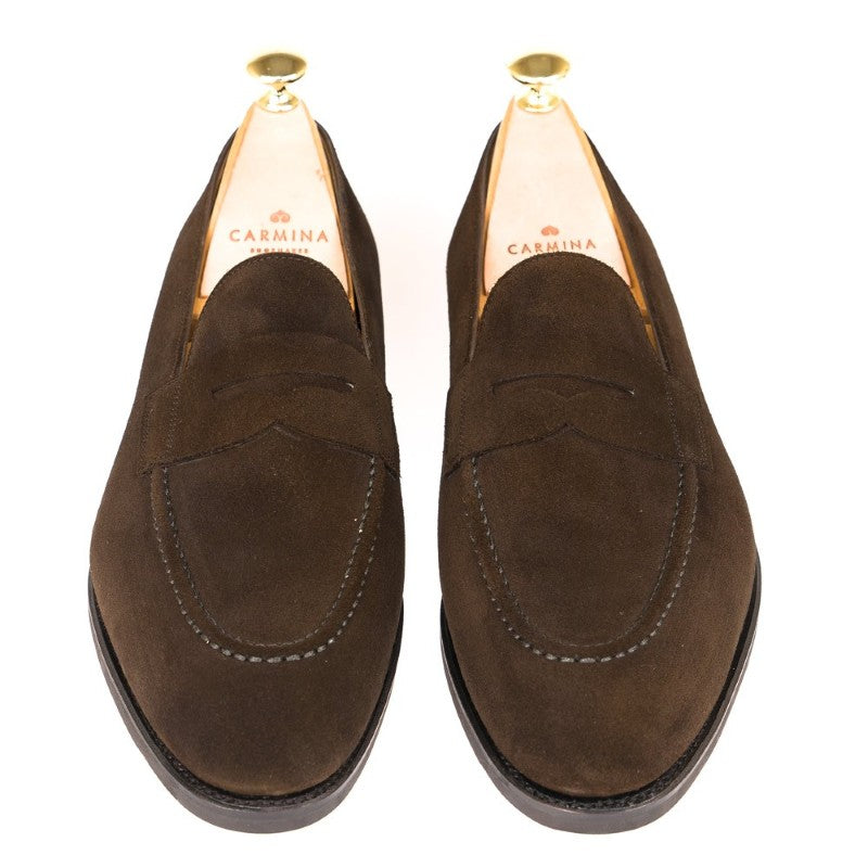 Carmina Penny Loafers 80599 Arta Brown Suede