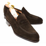 Carmina Penny Loafers 923 Forest EEE Brown Suede