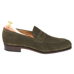 Carmina Penny Loafers 923 Forest Loden Suede
