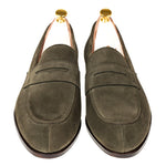 Carmina Penny Loafers 923 Forest Loden Suede