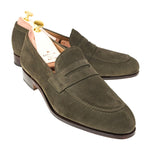 Carmina Penny Loafers 923 Forest Loden Suede