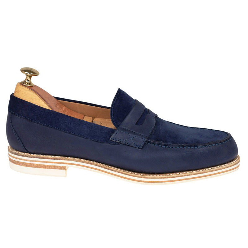 Carmina Penny Loafers Soft and Hard 80606 Mestral Navy