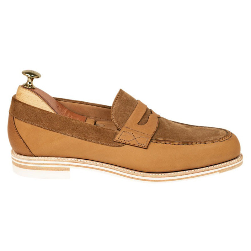 Carmina Penny Loafers Soft and Hard 80606 Mestral Tobacco