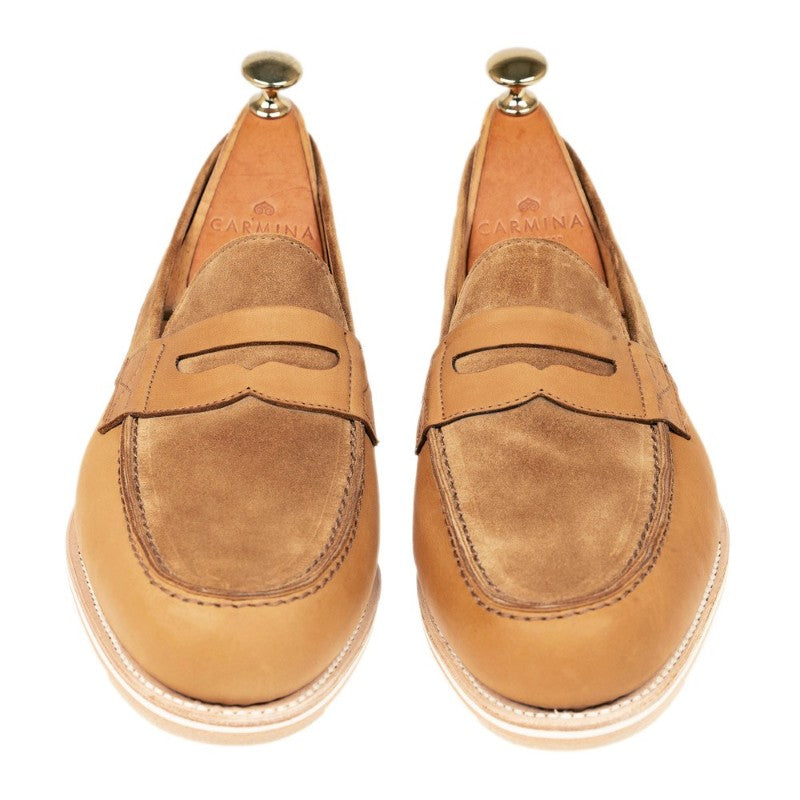 Carmina Penny Loafers Soft and Hard 80606 Mestral Tobacco