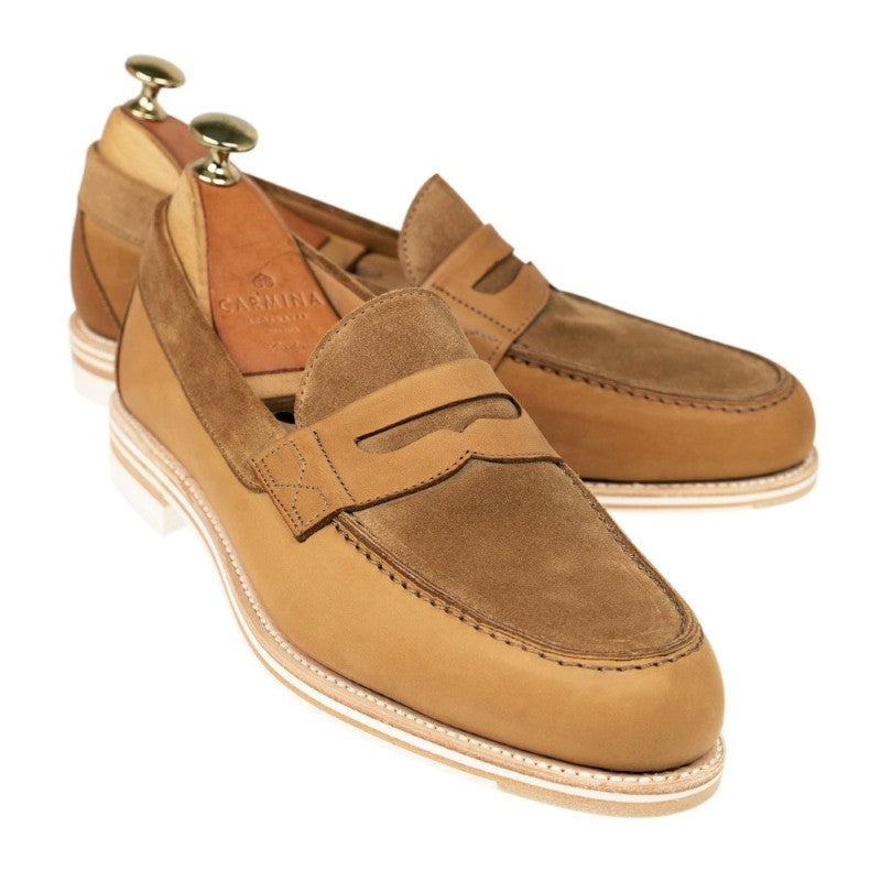 Carmina Penny Loafers Soft and Hard 80606 Mestral Tobacco