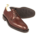 Carmina Plain toe Blucher 531 Detroit Brown Pebble