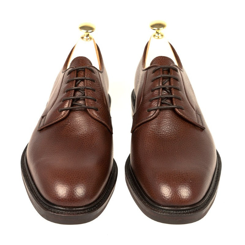 Carmina Plain toe Blucher 531 Detroit Brown Pebble