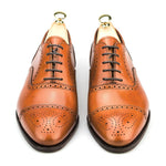Carmina Semi Brogue Oxfords 80251 Inca Tanned
