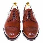 Carmina Shell Cordovan Blucher Shoes 80531 Forest Rubi