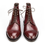 Carmina Shell Cordovan Boots 80179 Soller Burgundy