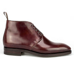 Carmina Shell Cordovan Chukka Boots 905 Simpson Burgundy