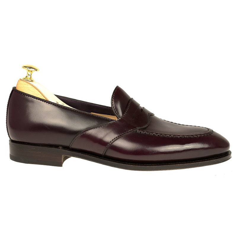 Carmina Shell Cordovan Full Strap Loafers 80372 Uetam Ee Burgundy