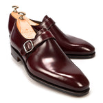 Carmina Shell Cordovan Monk Straps 80156 Rain Burgundy