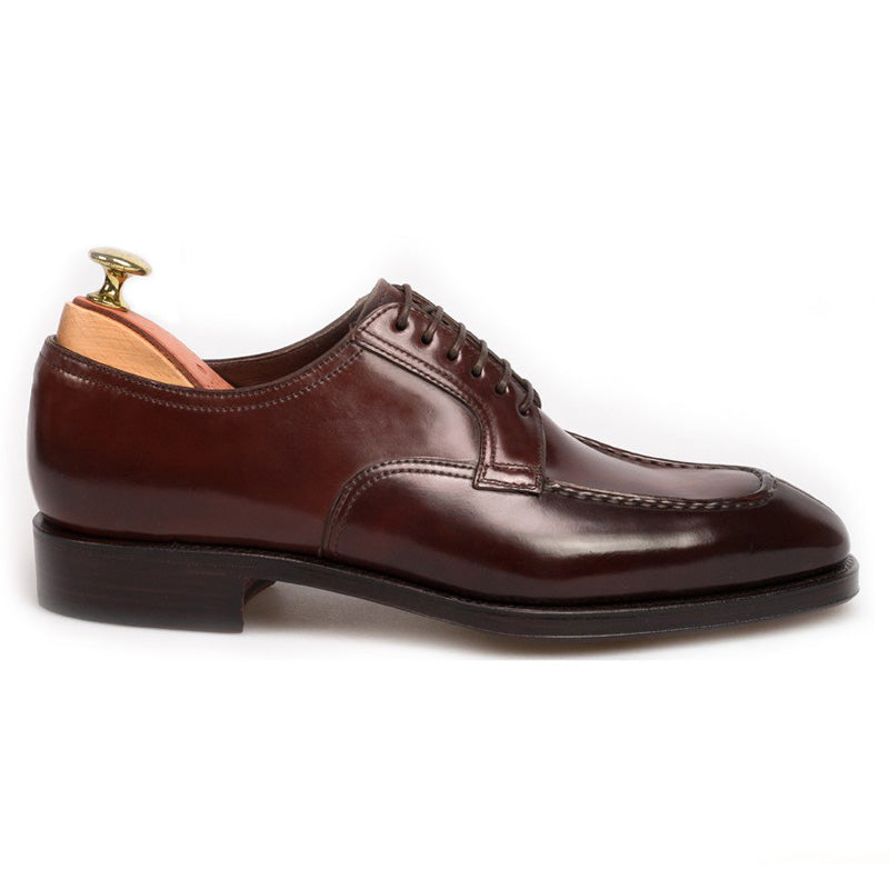 Carmina Shell Cordovan Norwegian Shoes 80189 Simpson Burgundy