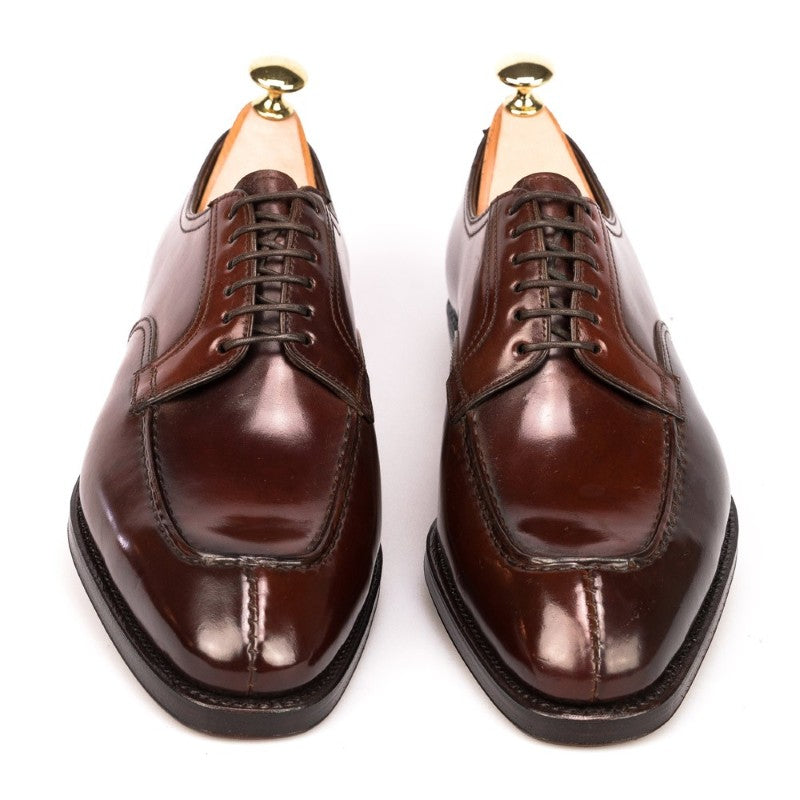 Carmina Shell Cordovan Norwegian Shoes 80189 Simpson Burgundy