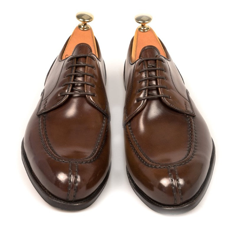 Carmina Shell Cordovan Norwegian Shoes 80414 Forest Armagnac