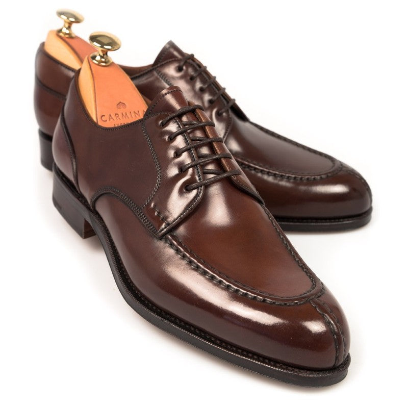 Carmina Shell Cordovan Norwegian Shoes 80414 Forest Armagnac