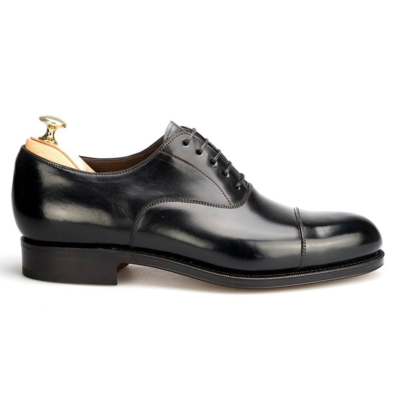 Carmina Shell Cordovan Oxfords 732 Forest Black
