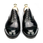 Carmina Shell Cordovan Oxfords 732 Forest Black