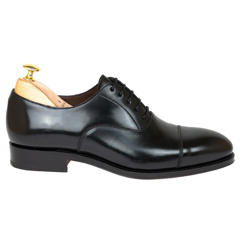 Carmina Shell Cordovan Oxfords 732 Soller Black