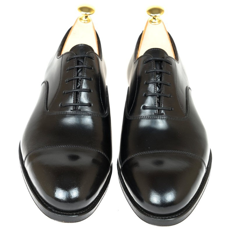 Carmina Shell Cordovan Oxfords 732 Soller Black