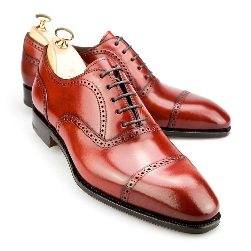 Carmina Shell Cordovan Oxfords 80105 Simpson Rubi