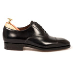 Carmina Shell Cordovan Oxfords 80386 Rain Black
