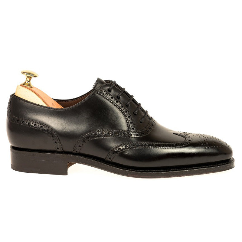 Carmina Shell Cordovan Oxfords 922 Rain Black