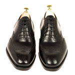 Carmina Shell Cordovan Oxfords 922 Rain Black
