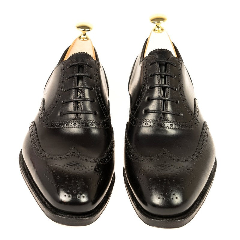 Carmina Shell Cordovan Oxfords 922 Rain Black