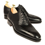 Carmina Shell Cordovan Oxfords 922 Rain Black