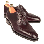 Carmina Shell Cordovan Oxfords 922 Rain Burgundy
