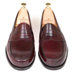 Carmina Shell Cordovan Penny Loafers 80352 Covent Burgundy