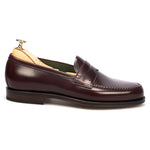 Carmina Shell Cordovan Penny Loafers 80440 Pina Burgundy