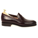 Carmina Shell Cordovan Penny Loafers 923 Forest Burgundy