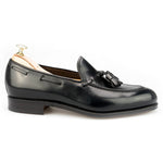 Carmina Shell Cordovan Tassel Loafers 734 Forest Black