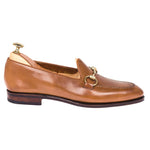 Carmina Shell Cordovan Unlined Horsebit Loafers 80643 Uetam Bourbon
