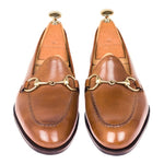 Carmina Shell Cordovan Unlined Horsebit Loafers 80643 Uetam Bourbon