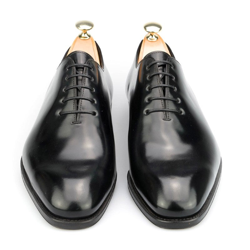 Carmina Shell Cordovan Wholecut 910 Rain Black