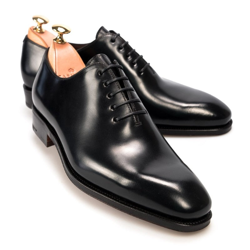 Carmina Shell Cordovan Wholecut 910 Rain Black